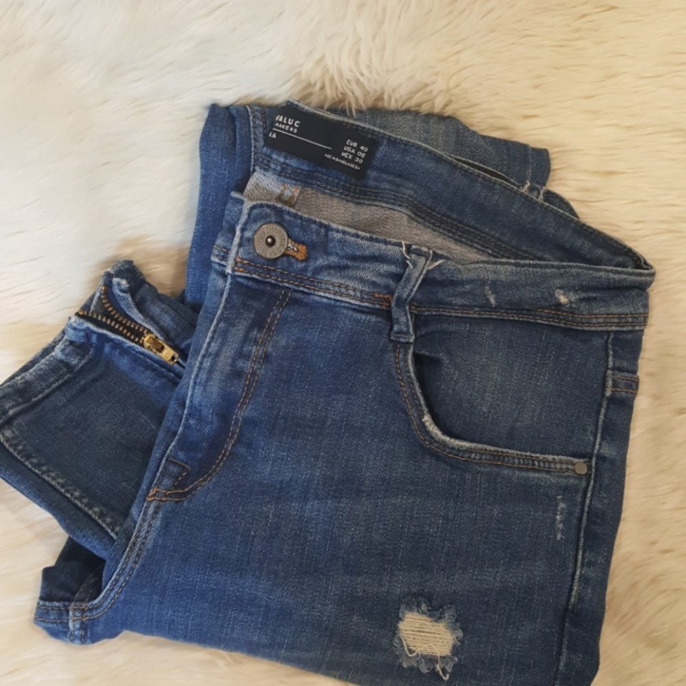 Zara Trafaluc  Destroyed Jeans